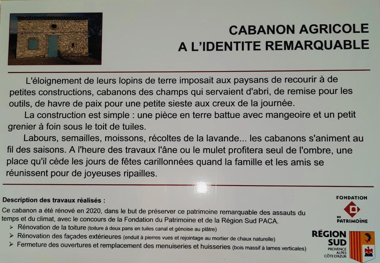 Le Cabanon Des Lavandes Entre Mont Ventoux Et Luberon Sault Exterior foto